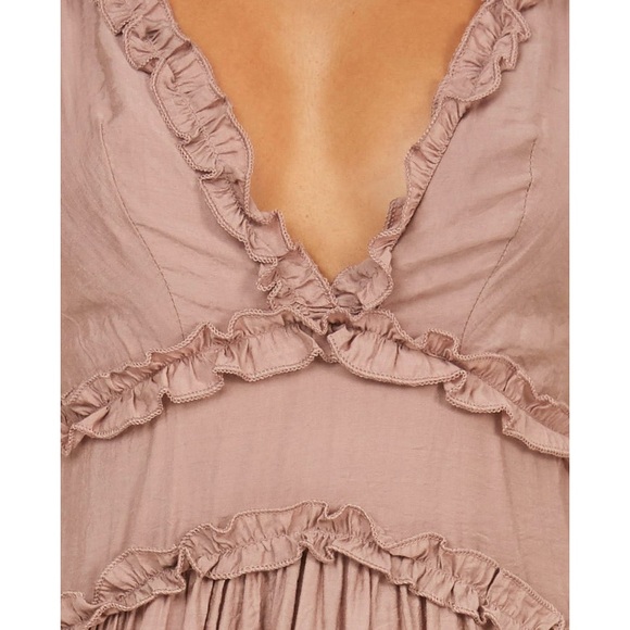 Heart in half dress in mocha - Picture 6 of 7